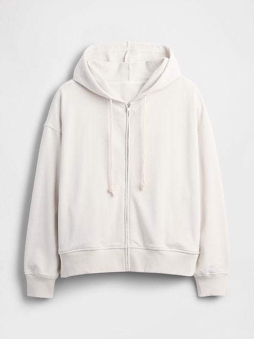 Image number 6 showing, Heavyweight French Terry Oversized Zip Hoodie