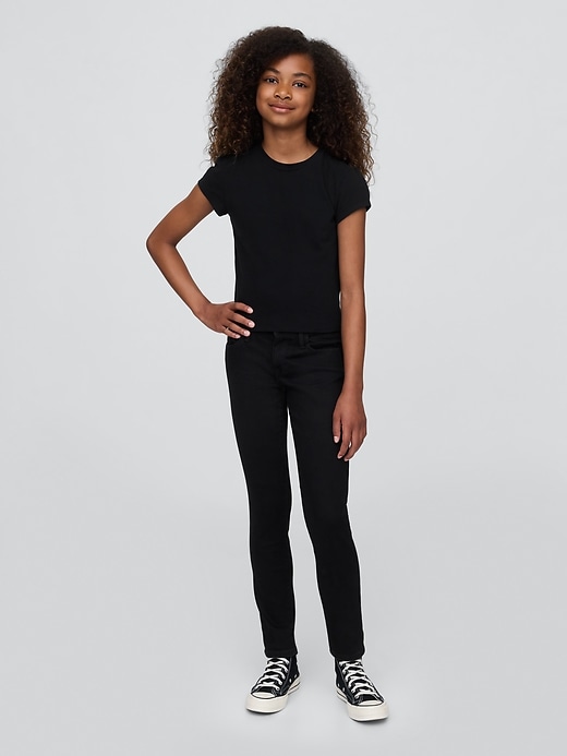 Image number 1 showing, Kids Mid Rise Skinny Jeans