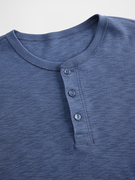 Image number 4 showing, Double-Knit Henley T-Shirt
