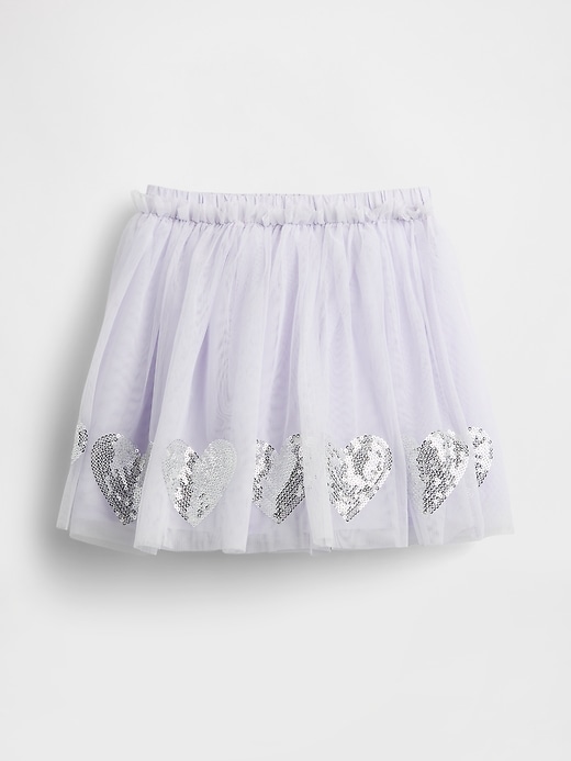 Image number 3 showing, Baby & Toddler Tulle & Sequin Heart Skirt