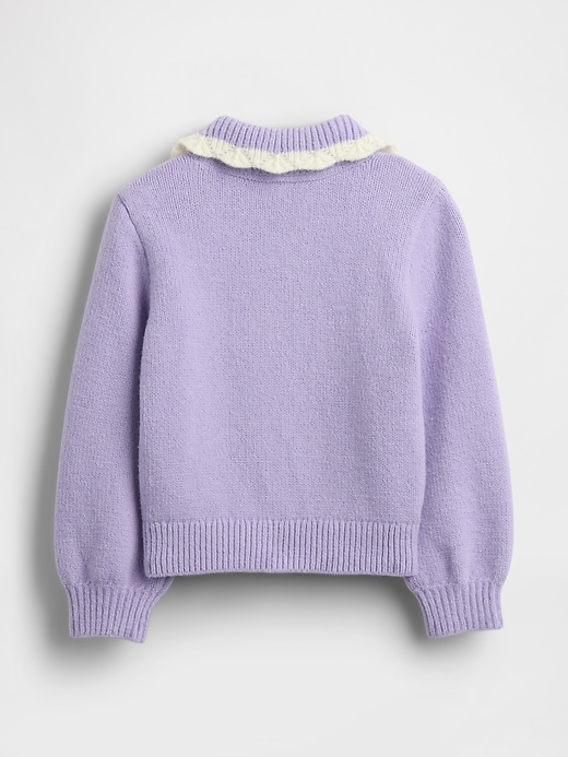 Image number 3 showing, Baby & Toddler CashSoft Collared Sweater
