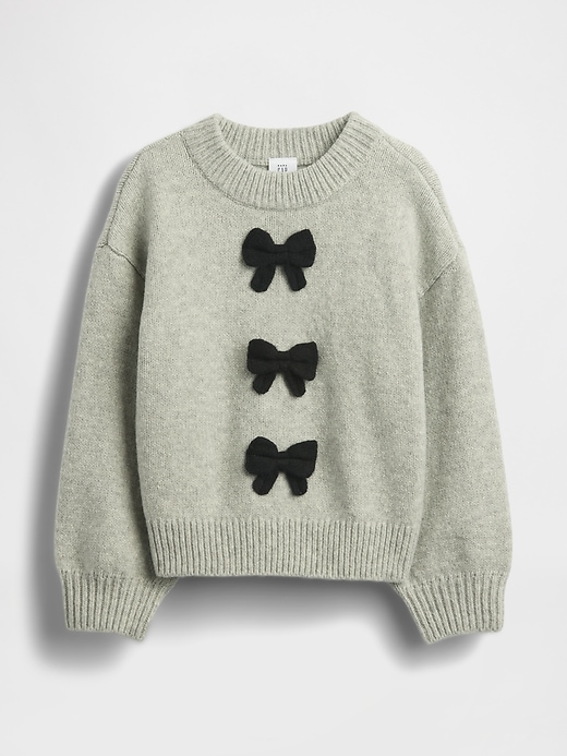 Image number 2 showing, Baby & Toddler CashSoft Bow Sweater