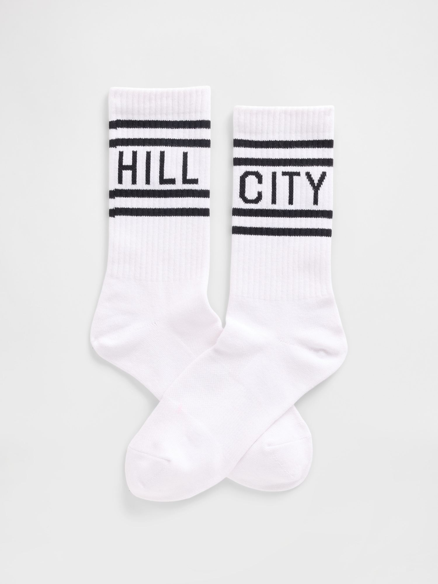 Hill City Crew Socks - Optic White