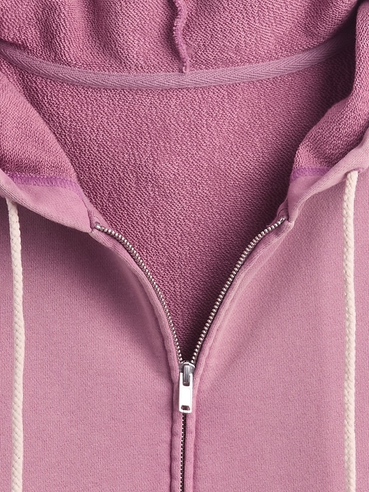 Image number 4 showing, Heavyweight French Terry Oversized Zip Hoodie