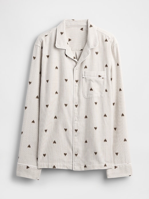 Image number 6 showing, Adult Softest Flannel PJ Shirt