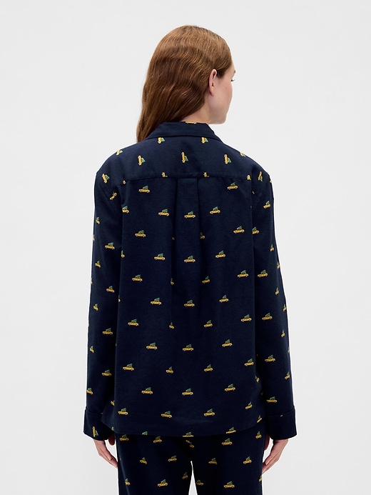 Image number 4 showing, Adult Softest Flannel PJ Shirt