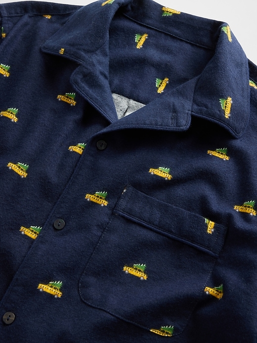 Image number 5 showing, Adult Softest Flannel PJ Shirt