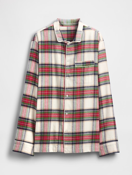 Image number 7 showing, Adult Softest Flannel PJ Shirt
