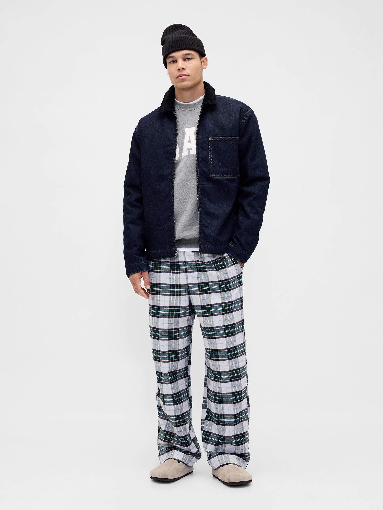 Мужские худи Gap VintageSoft Logo Sweatshirt — фото 2