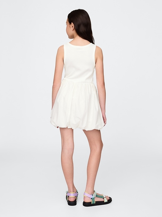 Image number 3 showing, Kids Mixed Media Bubble Dress