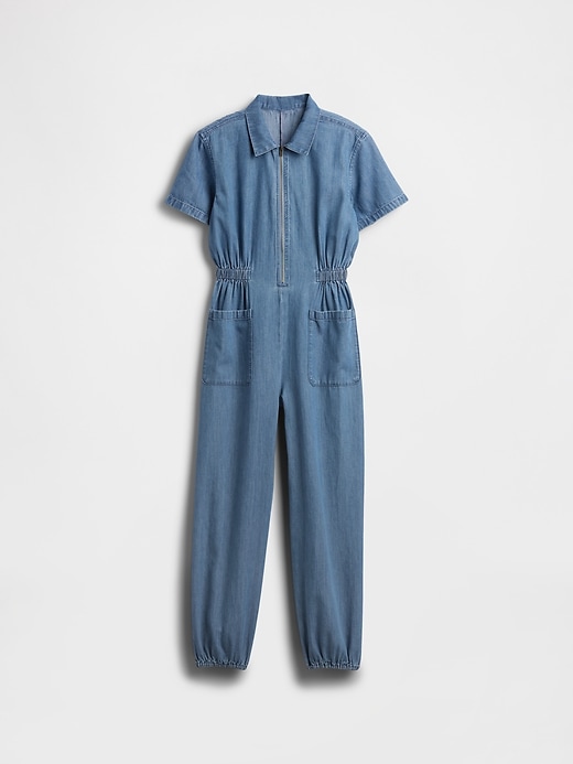 Image number 2 showing, Kids Denim Jogger Jumpsuit