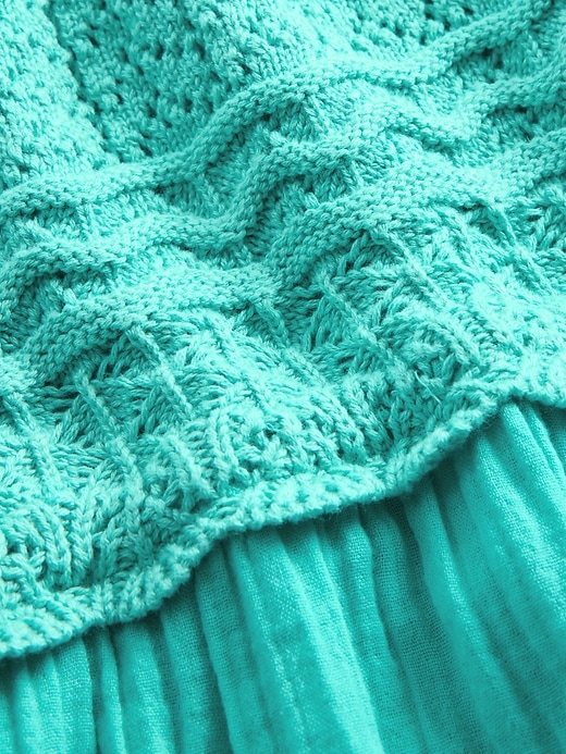 Image number 4 showing, Kids Racerback Crochet Tank Dress