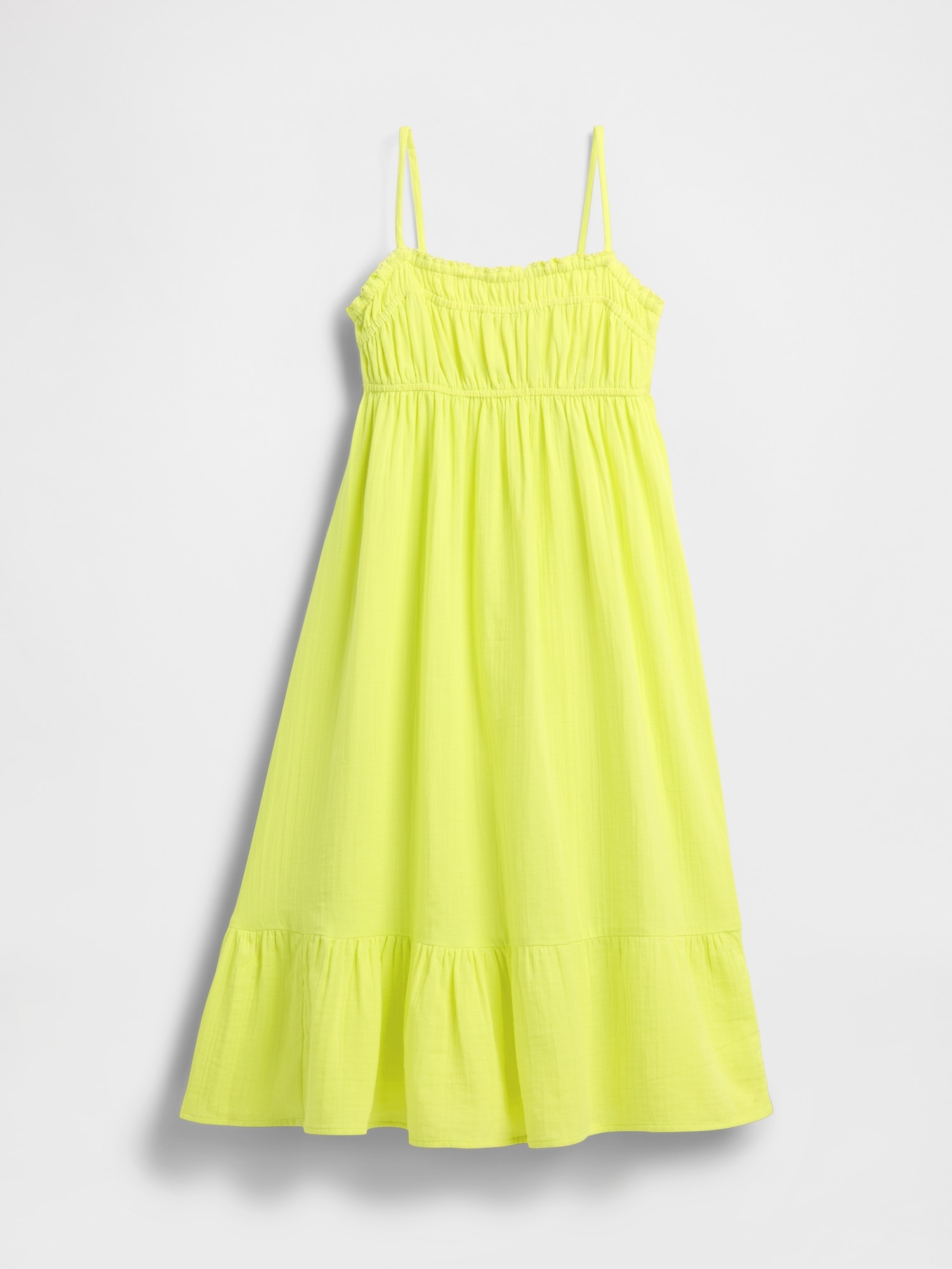 Kids Crinkle Gauze Midi Dress