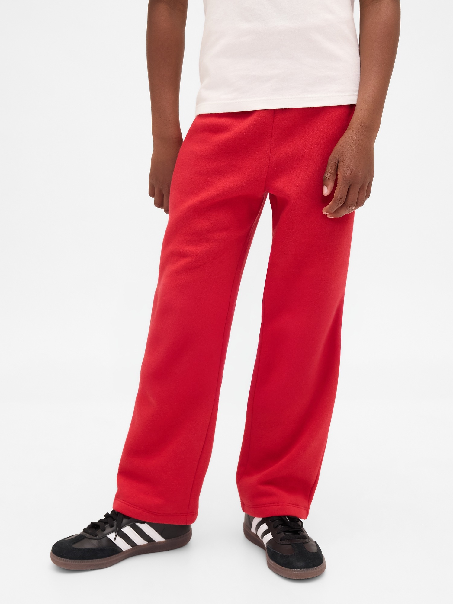 Детские спортивные штаны Gap Kids Slim с логотипом — фото 4