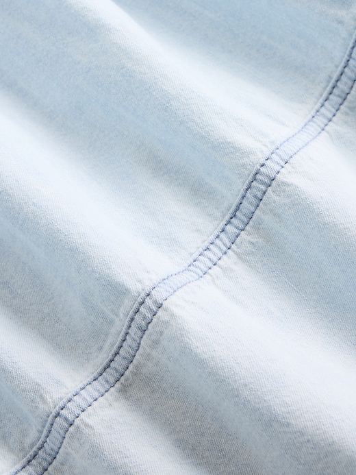 Image number 4 showing, Kids Smocked Denim Dress