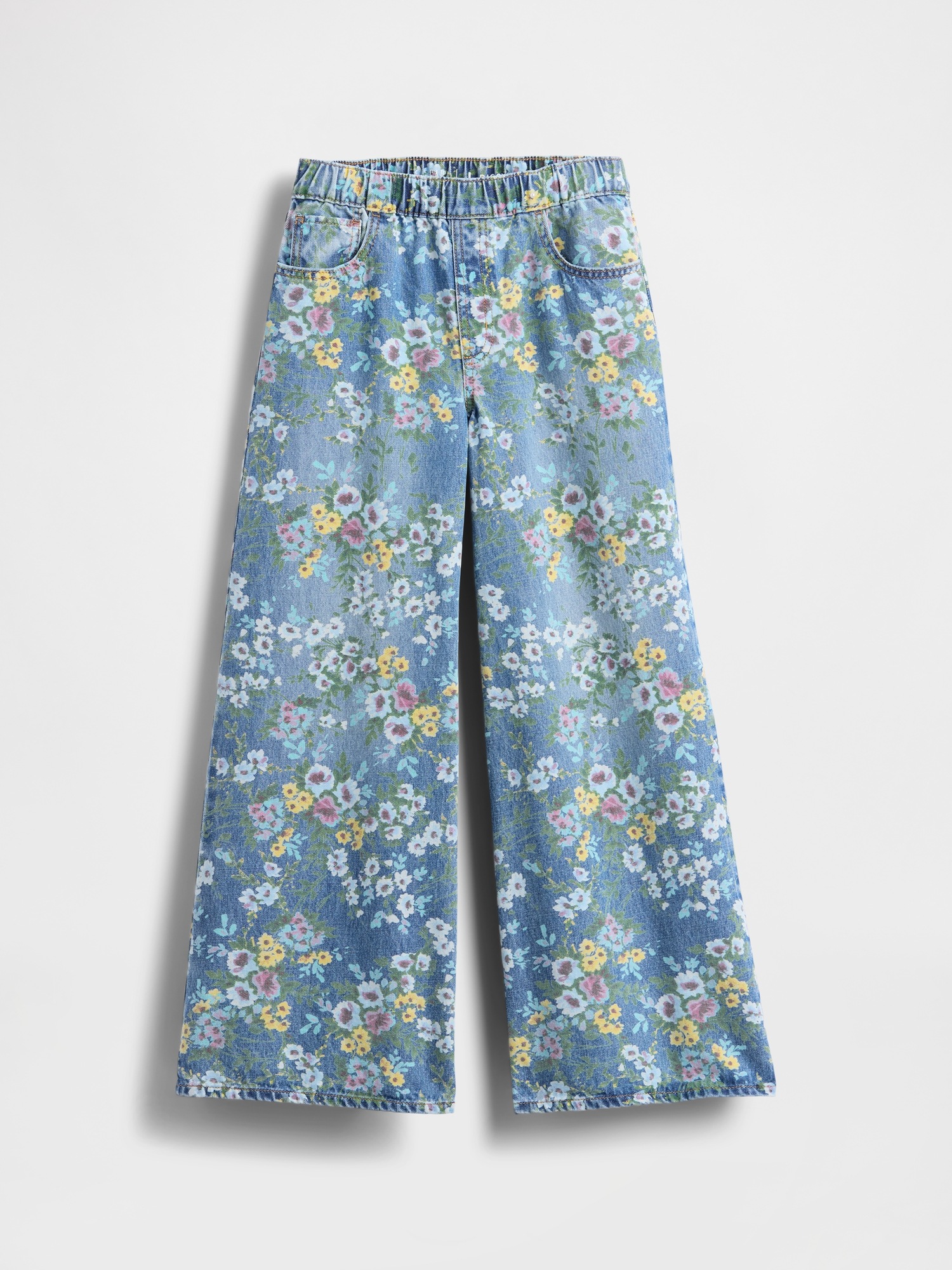 Детские джинсы Gap Kids Floral Easy Baggy Jeans — фото 2