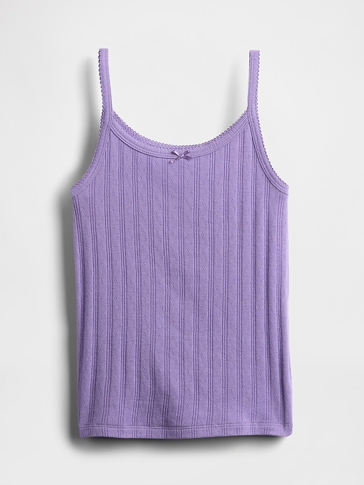 Image number 2 showing, Kids Pointelle Rib Cami