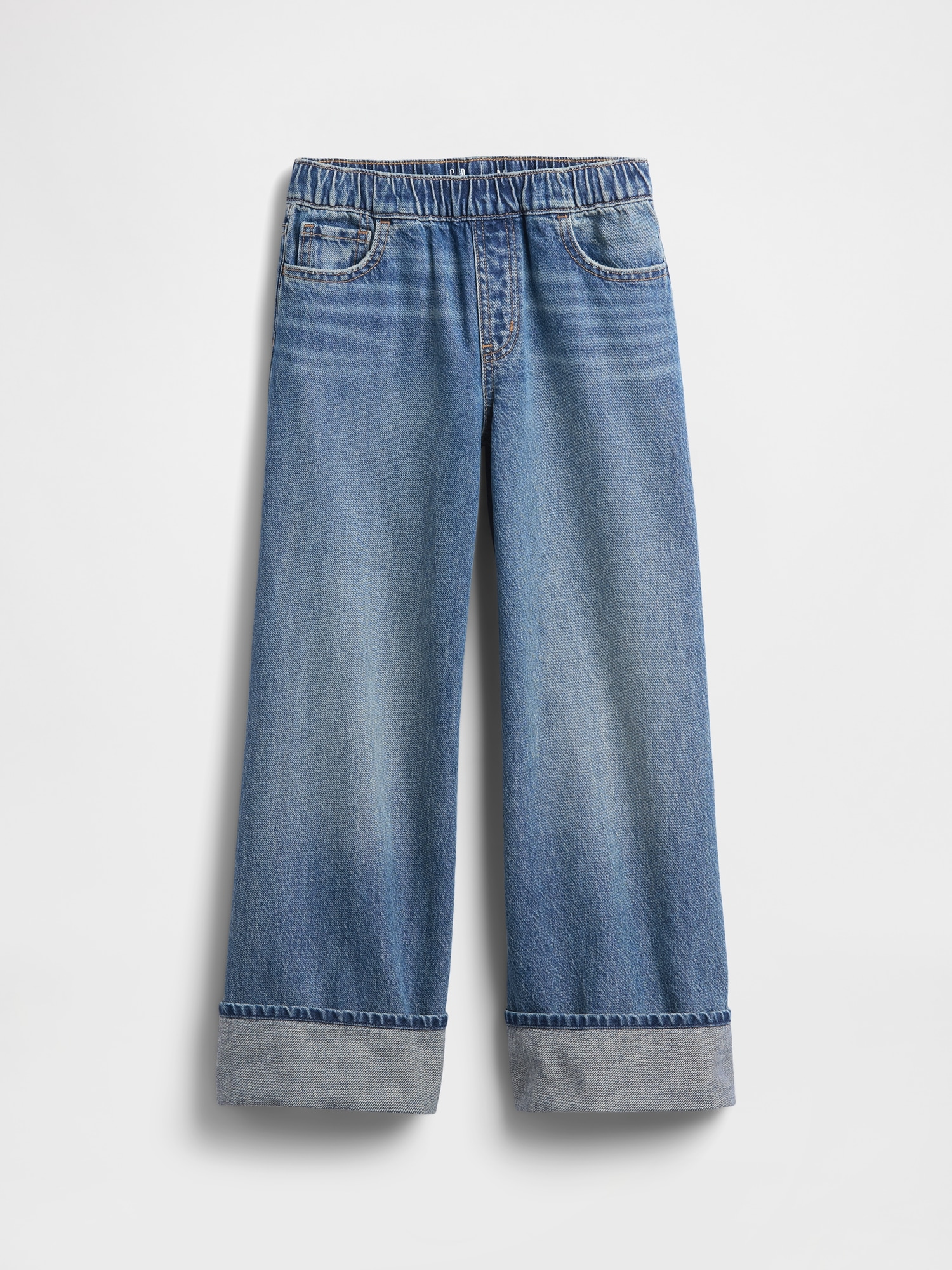 Kids Low Rise Easy Wide-Leg Baggy Jeans