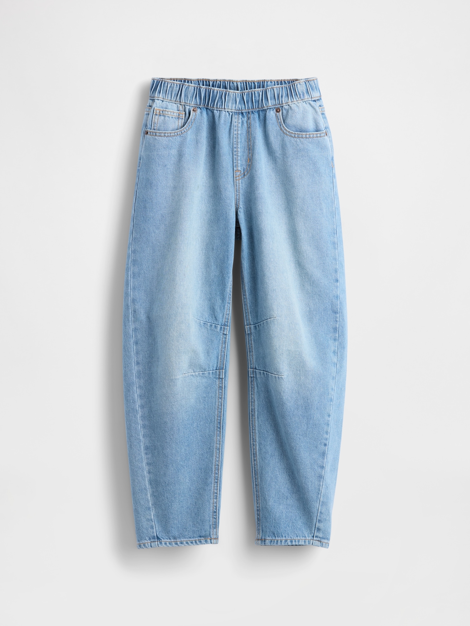 Детские джинсы Gap Kids High Rise Easy Barrel Jeans — фото 2