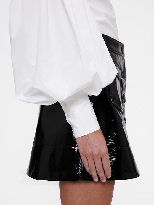 Image number 5 showing, GapStudio Poplin Bow Shirt
