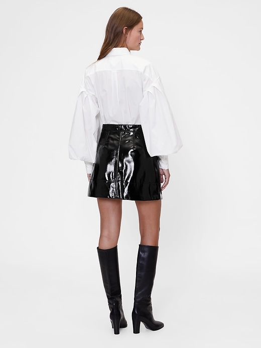 Image number 4 showing, GapStudio Poplin Bow Shirt