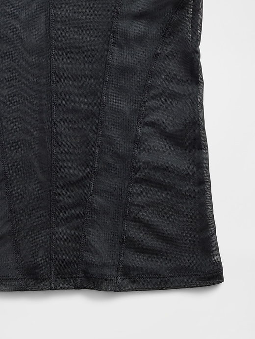 Image number 5 showing, GapStudio Sheer Mesh Turtleneck