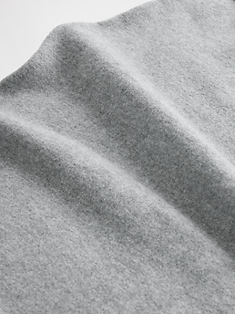 CashSoft Stretch Midi Skirt - Gray - View 28