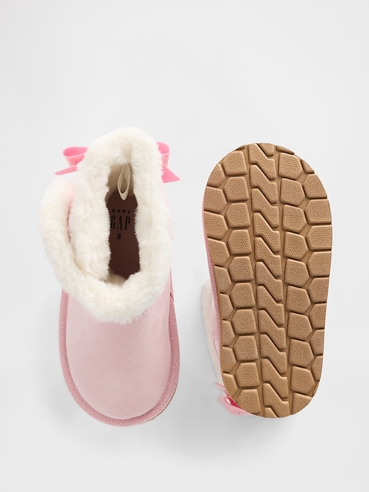 Image number 3 showing, Toddler Cozy Bow Boots
