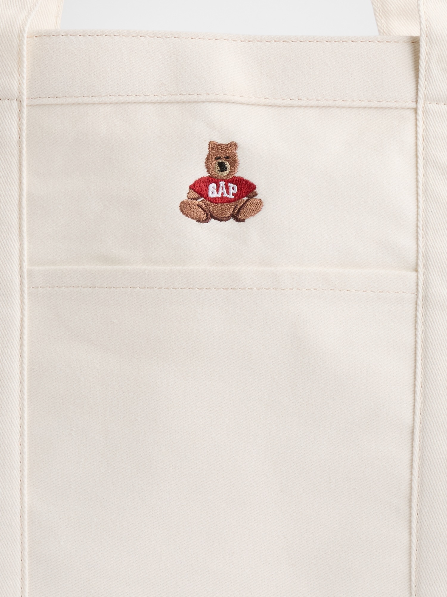 Женская джинсовая сумка-тоут Gap Brannan Bear Logo — фото 5