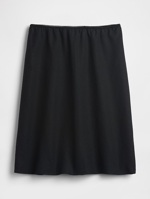 Image number 5 showing, Linen-Blend Bias-Cut Skirt