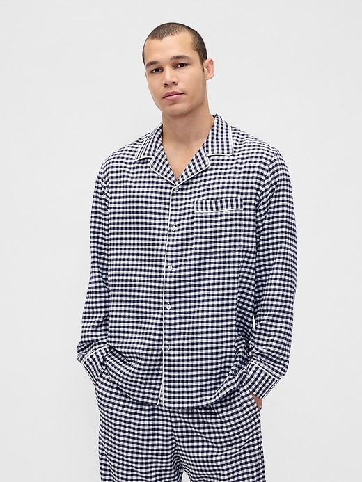 Image number 3 showing, Adult Softest Flannel PJ Shirt