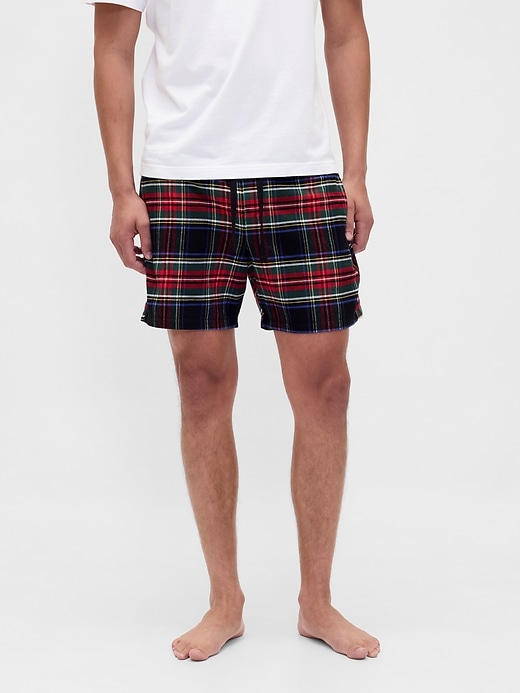 Image number 2 showing, Adult Softest Flannel PJ Boxer Shorts
