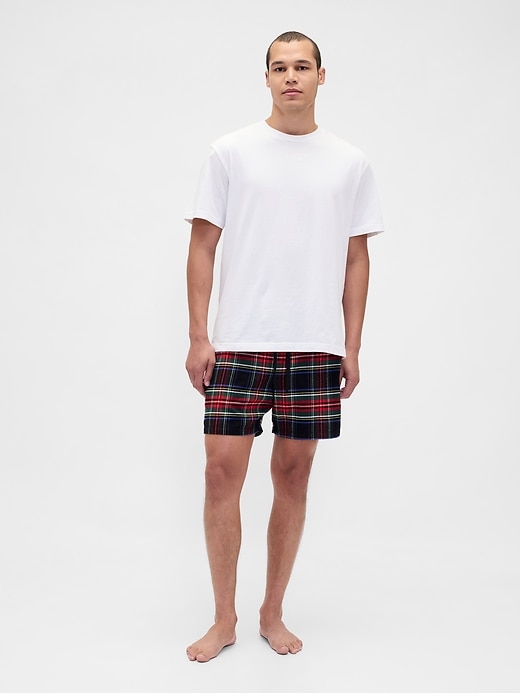 Image number 4 showing, Adult Softest Flannel PJ Boxer Shorts