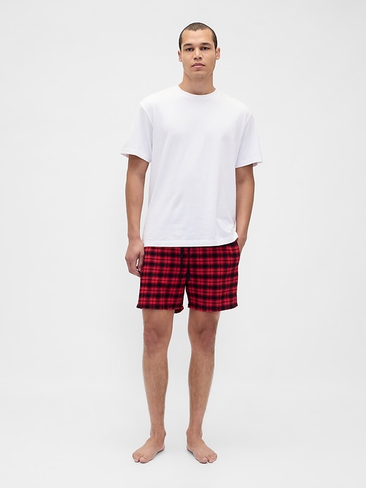 Image number 4 showing, Adult Softest Flannel PJ Boxer Shorts