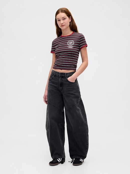 Image number 2 showing, Stranger Things Organic Cotton VintageSoft Crop T-Shirt