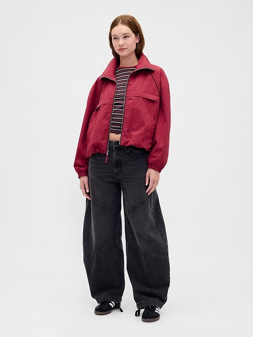 Image number 2 showing, Stranger Things Flannel-Lined Track Jacket