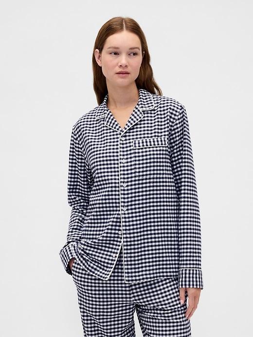 Image number 1 showing, Adult Softest Flannel PJ Shirt