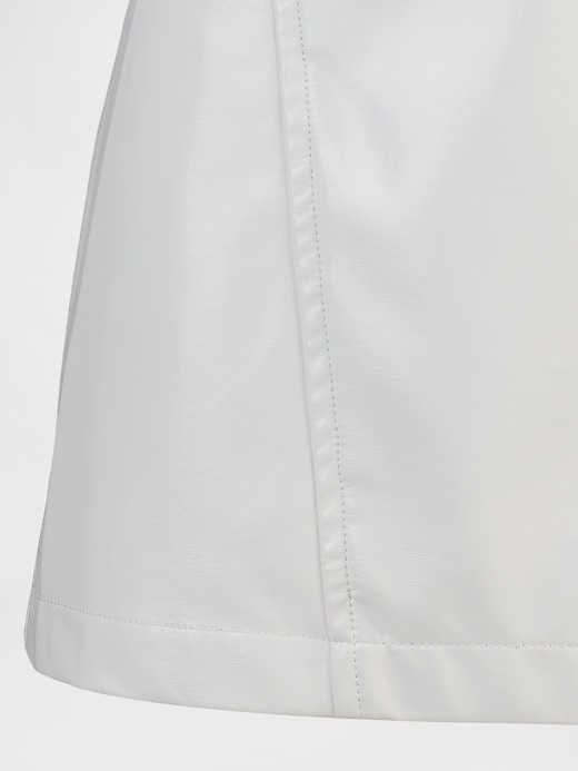 Image number 6 showing, GapStudio Vegan Patent Leather Mini Dress