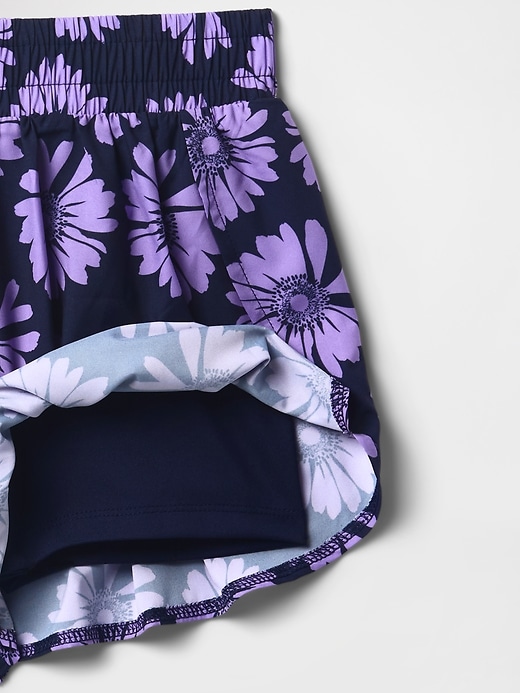 Image number 5 showing, Kids Quick-Dry Butterfly-Hem Run Shorts