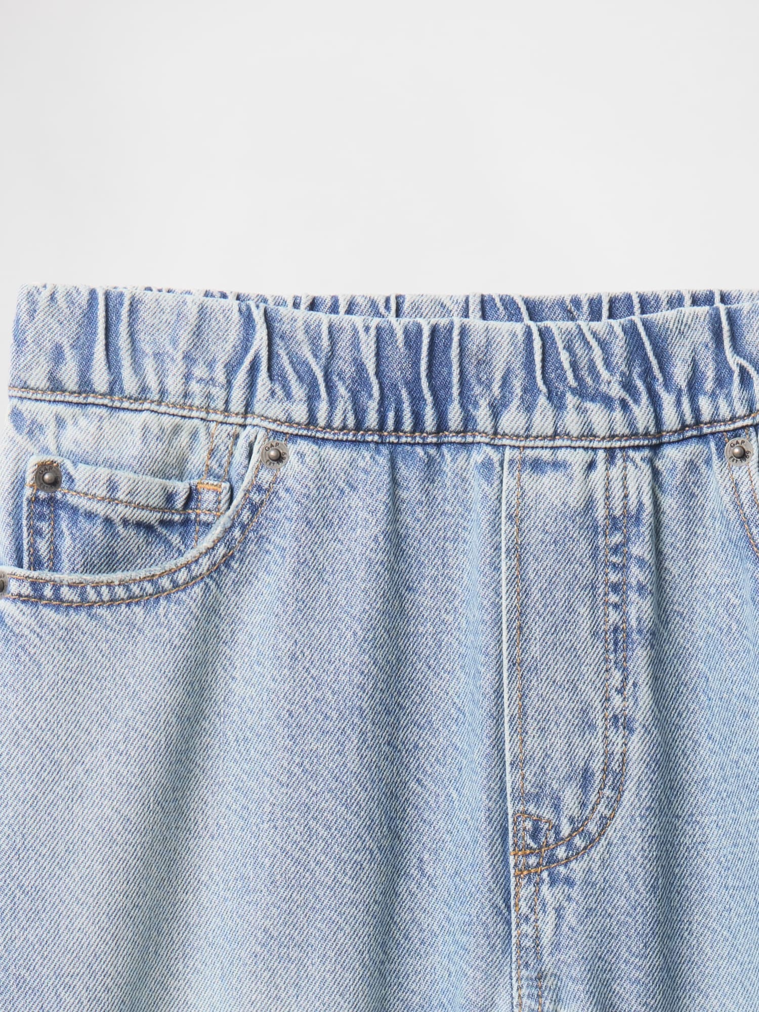 Детские джинсы Gap Kids UltraSoft Pull-On Baggy Jeans — фото 5