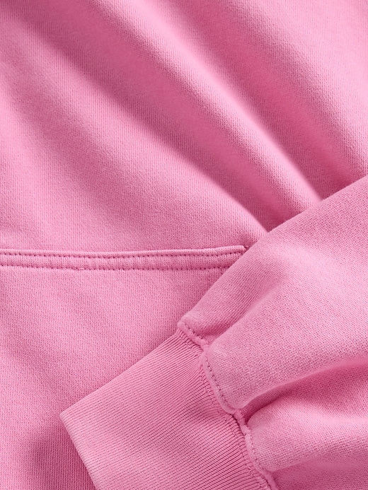 Image number 4 showing, Heavyweight Oversized Crop Zip Hoodie