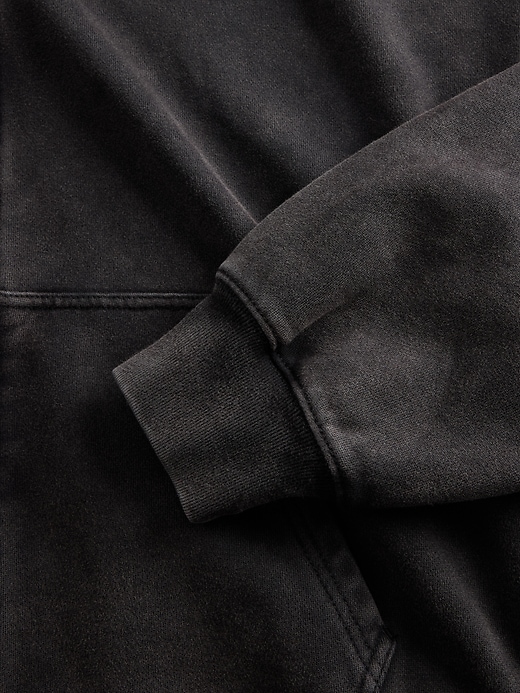 Image number 4 showing, Heavyweight Oversized Crop Zip Hoodie