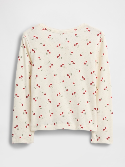 Image number 2 showing, Baby & Toddler Pointelle Henley Top