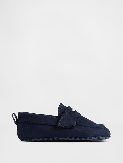 Image number 1 showing, Baby Vegan Suede Loafers