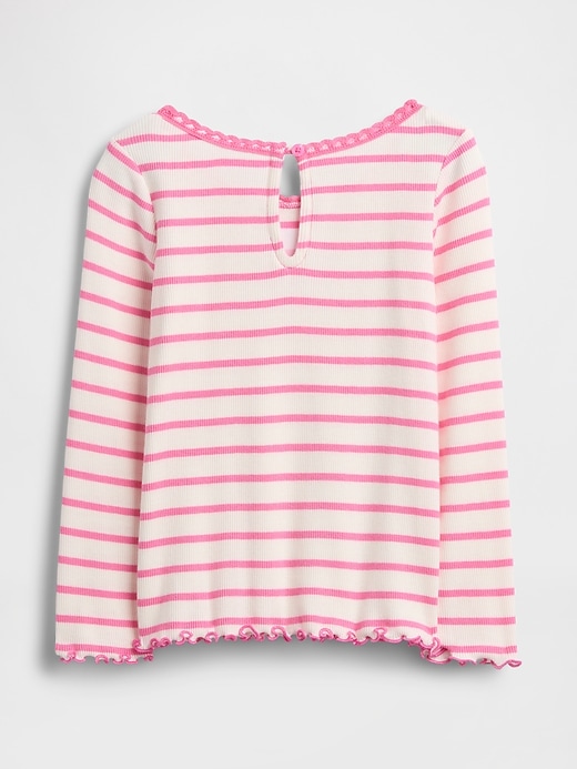 Image number 2 showing, Baby & Toddler Embroidered Graphic Rib T-Shirt