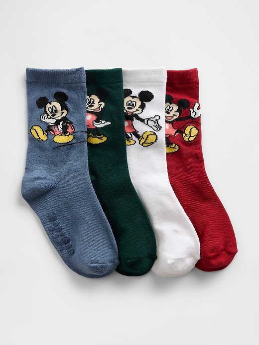 Image number 1 showing, Gap × Disney Baby & Toddler Crew Socks (4-Pack)