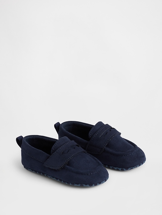 Image number 2 showing, Baby Vegan Suede Loafers