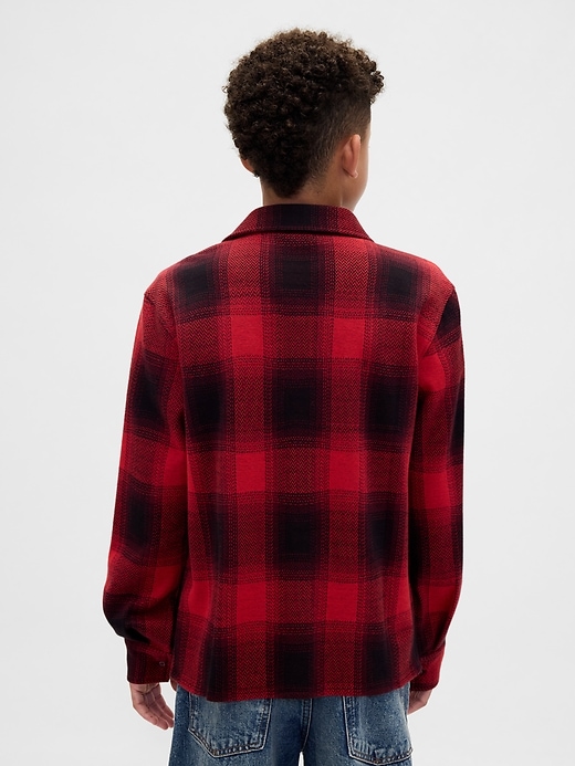Image number 3 showing, Kids Plaid Button-Front Shirt