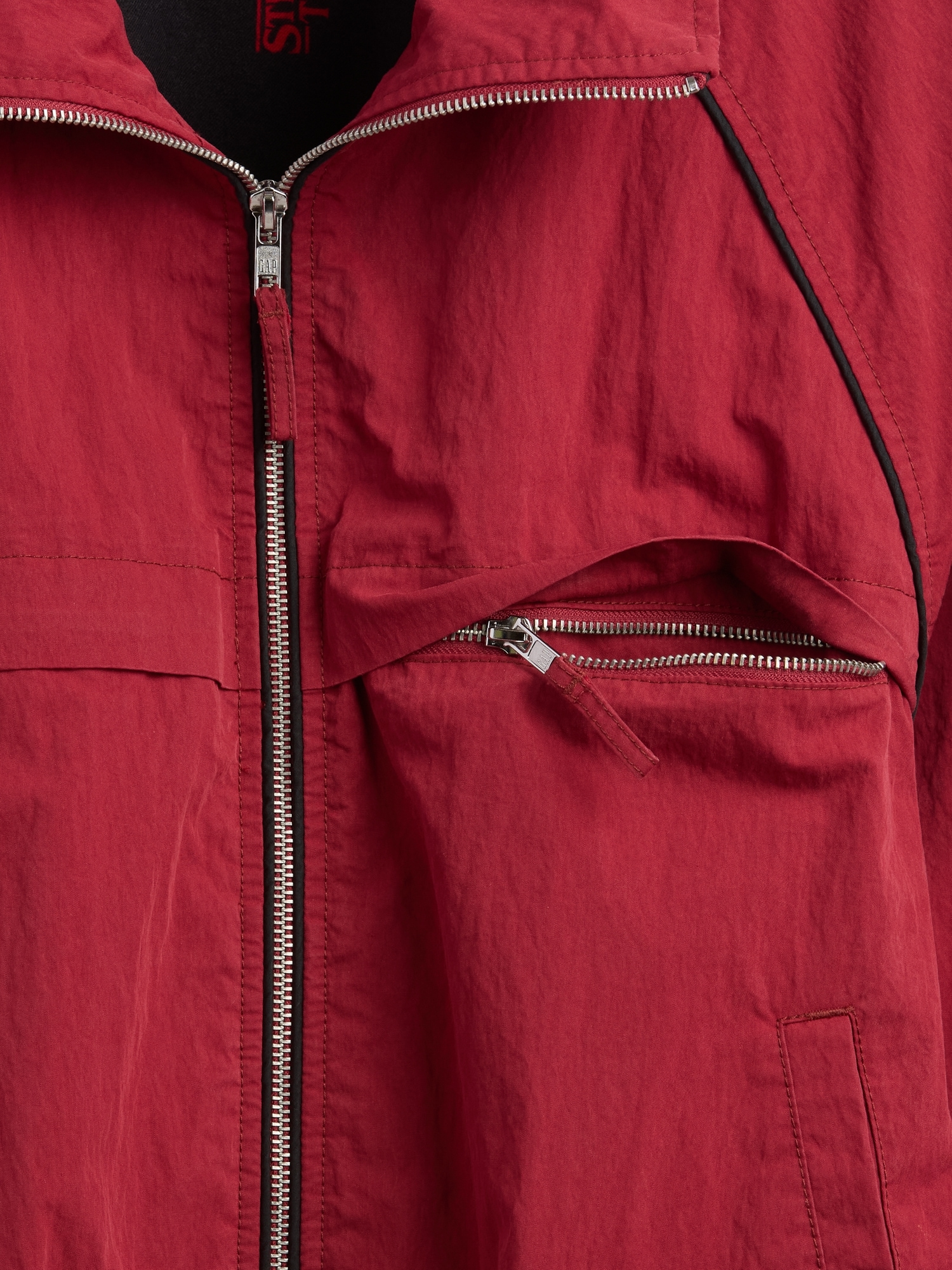 Stranger Things Flannel-Lined Track Jacket