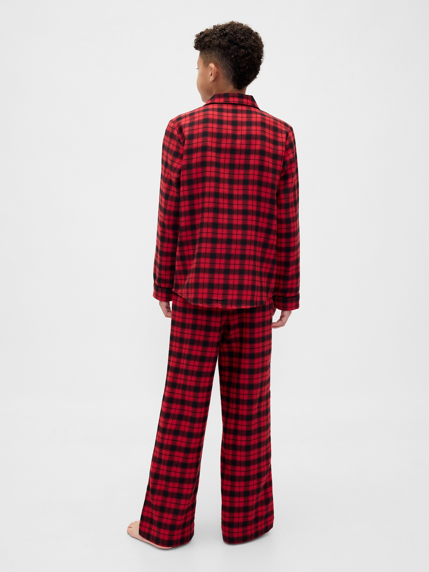 Kids Recycled Flannel PJ Set